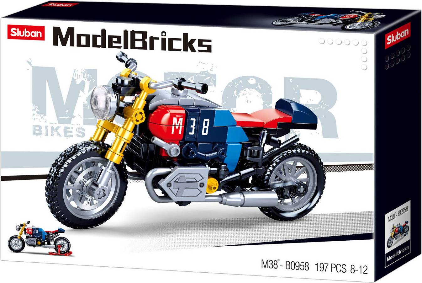 Model Bricks M38-B0958 Moto Café Racer
