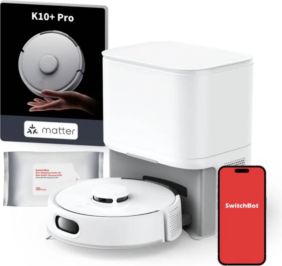 SwitchBot Mini Robot Vacuum K10 Pro