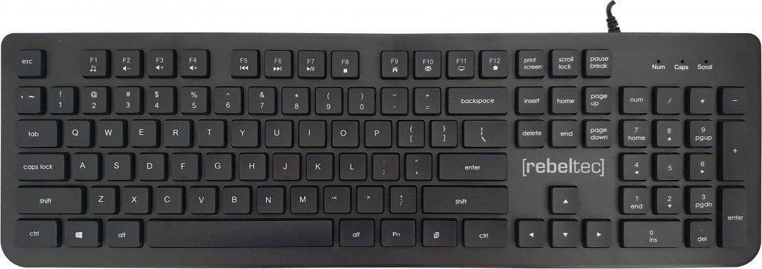Full Size USB Multimedia L Keyboard Solidero