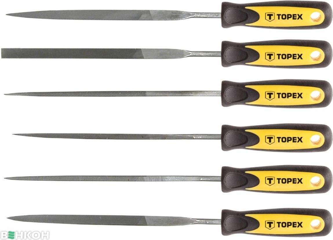 Topex 06A010 File Set 6 Length 150mm Flat Blunt Rasp