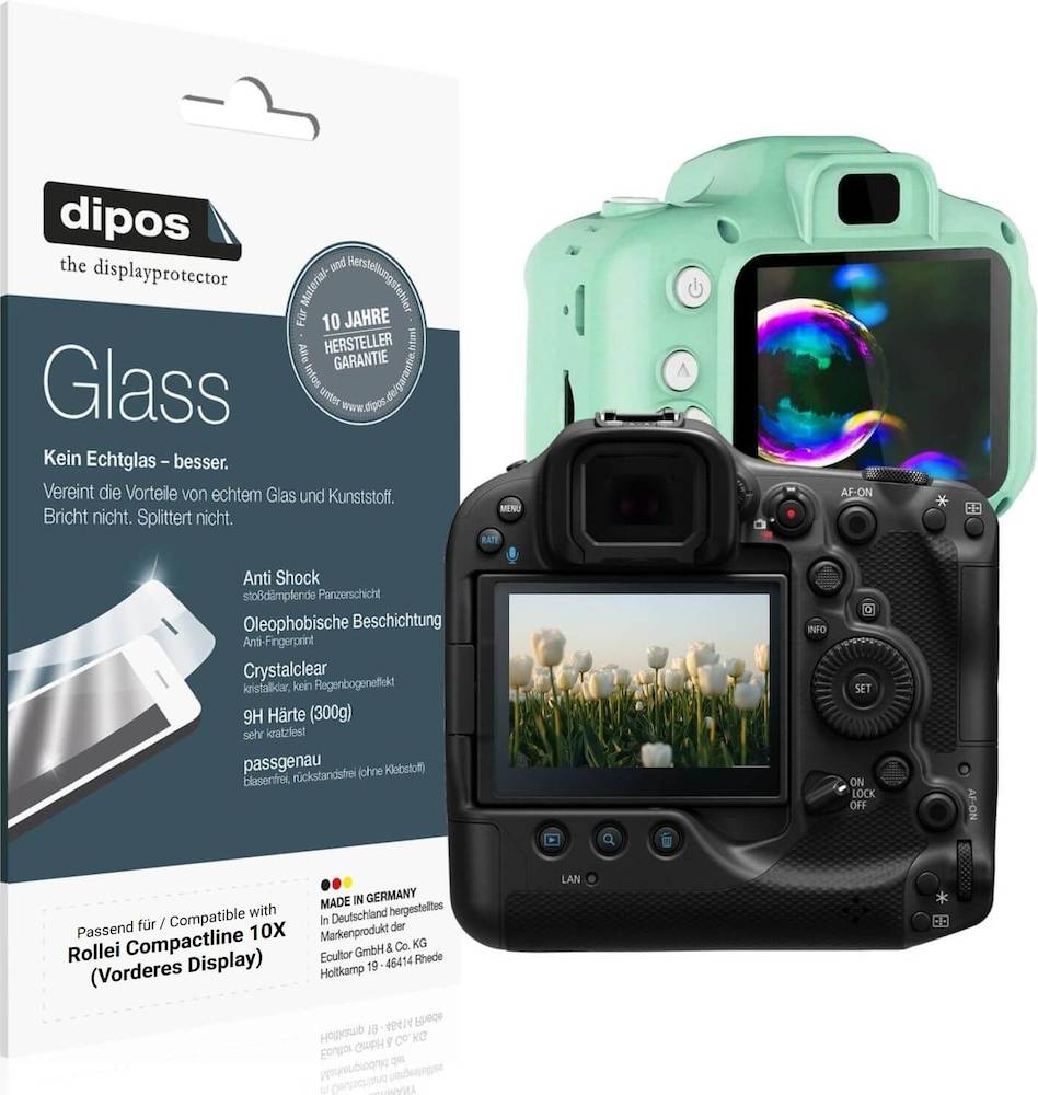 Dipos Screen Protector Rollei Compactline 10x 2x