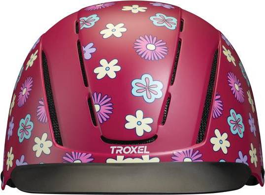 Spirit Fulddækkende Ridehjelm Lav-Profil Justerbart Design Retro Flower