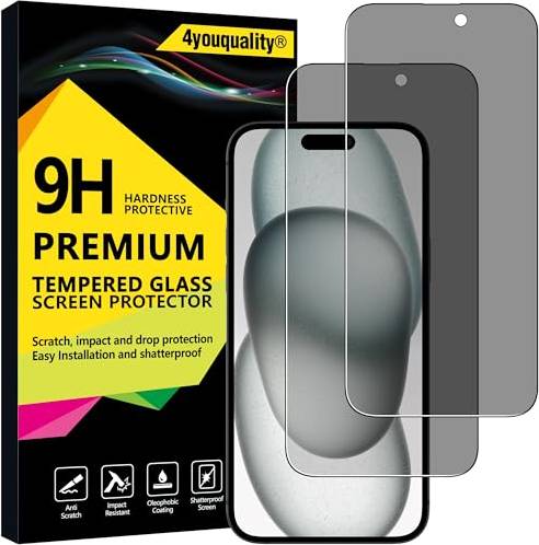 Privacy screen protector Privacy Screen Protector for iPhone 15 Plus 2-Pack
