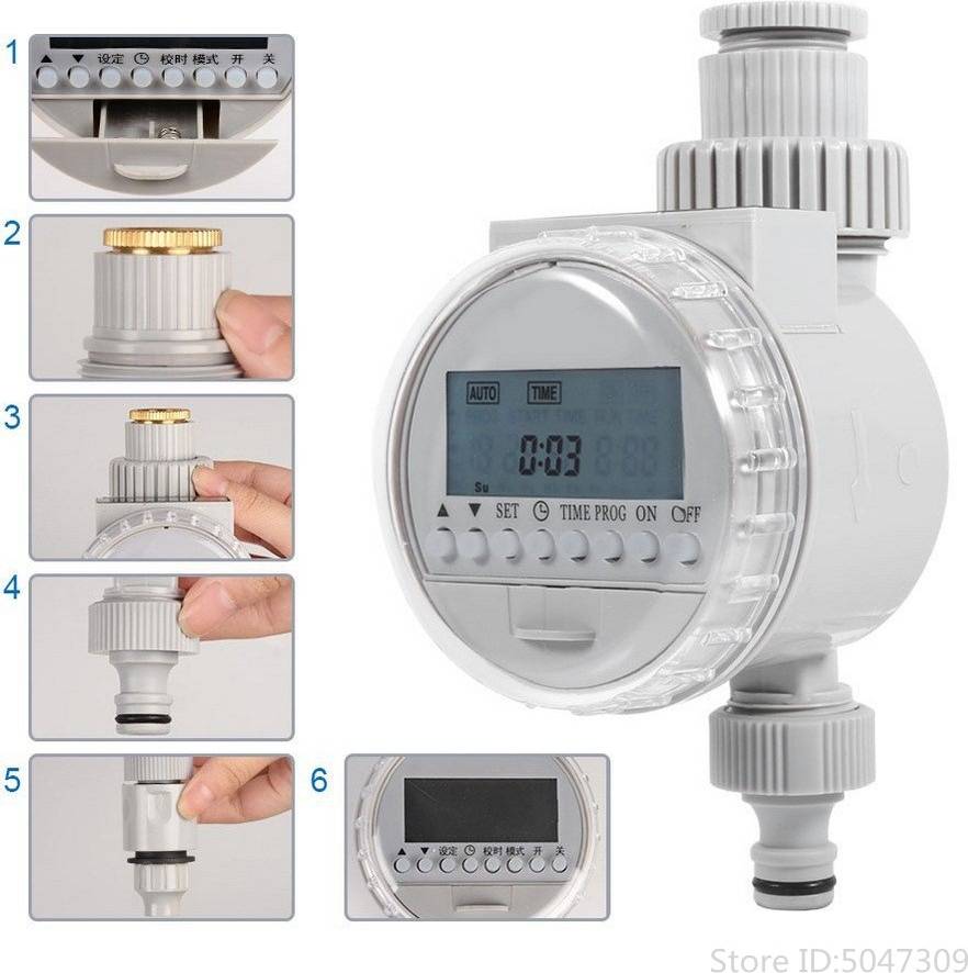 Irrigation Controller Two Dial Plastic Water Timer