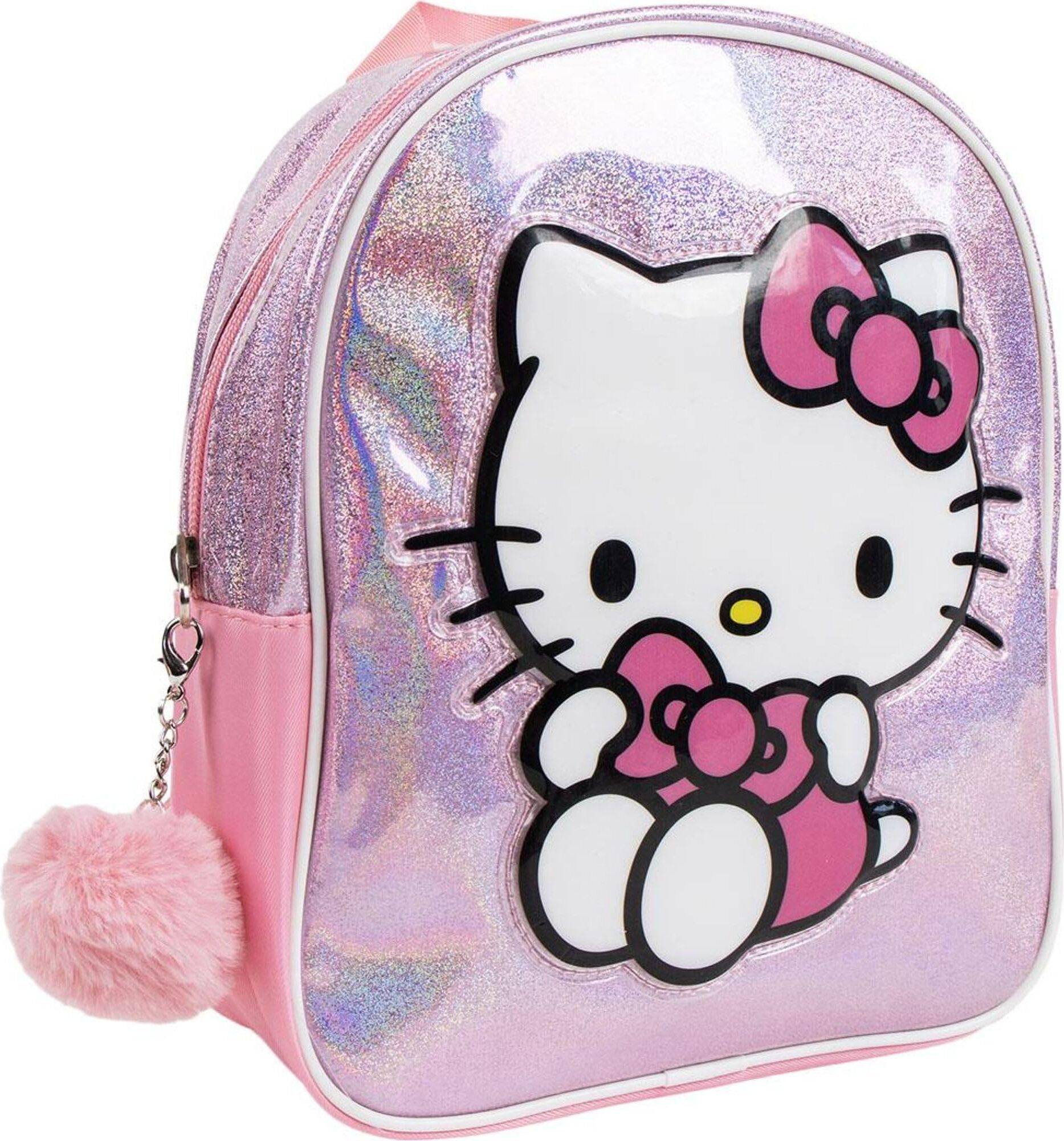 Hello Kitty Rygsæk, Pink glitter