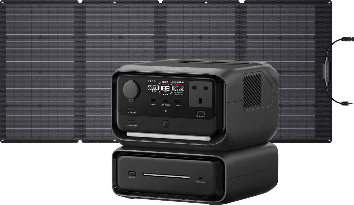 Ecoflow river Ecoflow RIVER 3 Plus Solar Generator PV 60W