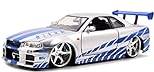 Jada 1:24 2F2F Brian's Nissan Skyline GT-R R35
