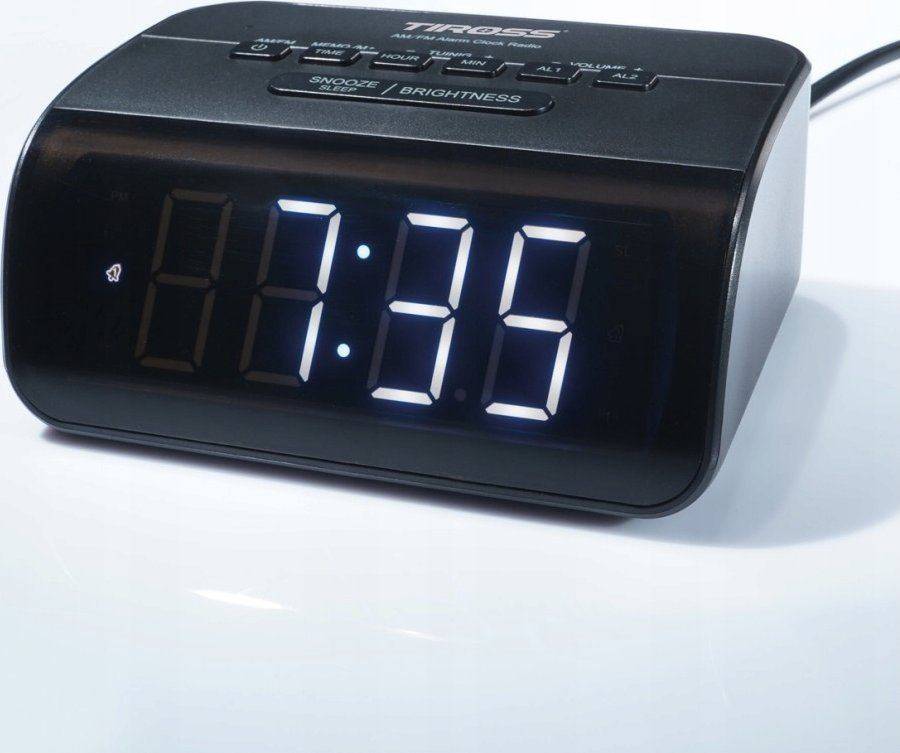 AM/FM Radiovækkeur Med LED-Display TS-490