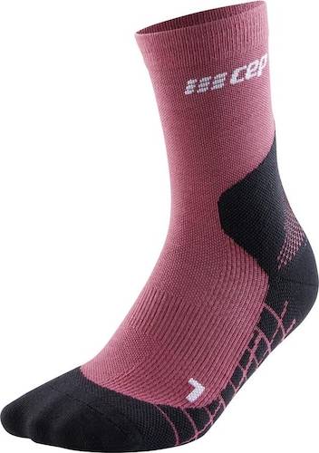 Merino Mid Cut Compression Socks - Berry