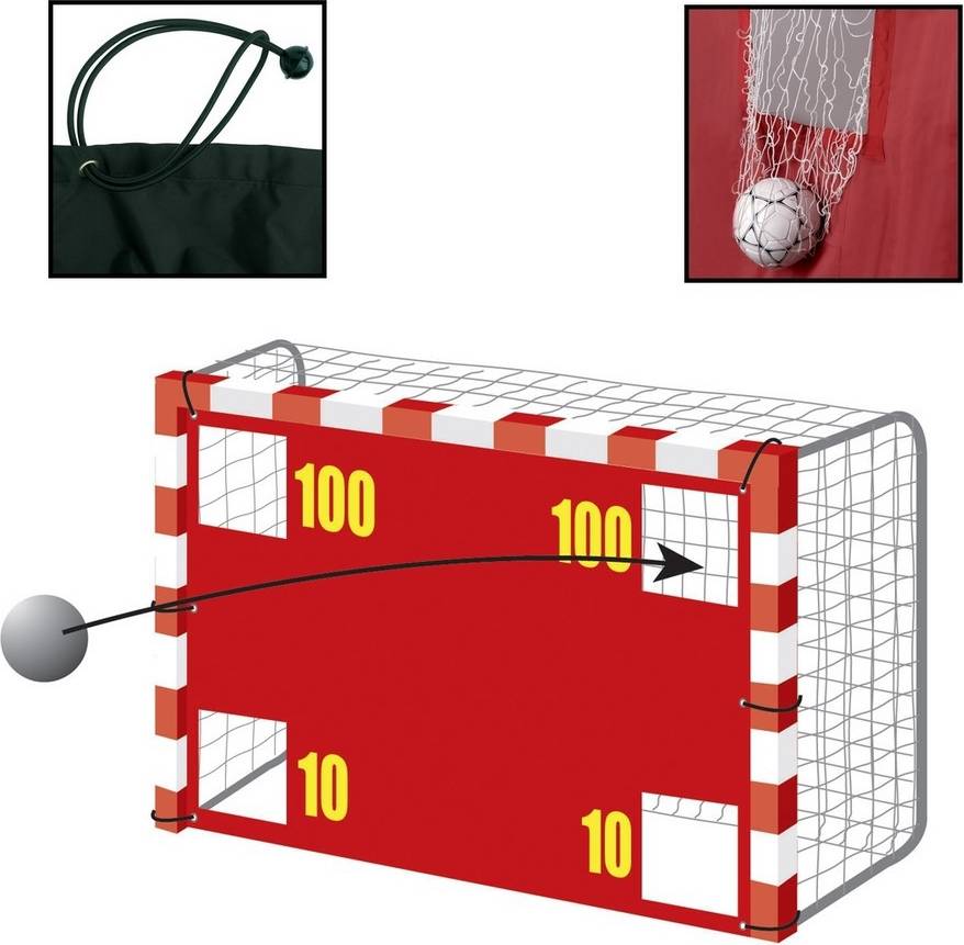 Target Handball 3m x 2m Rouge