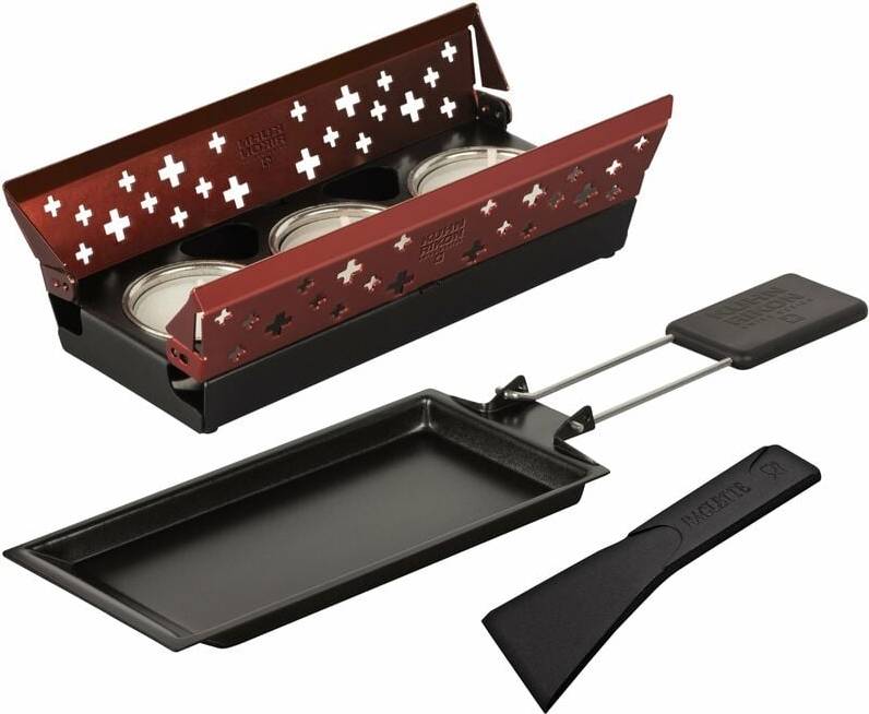 Raclette Kuhn Rikon Raclette Set Candle Light Mini Red