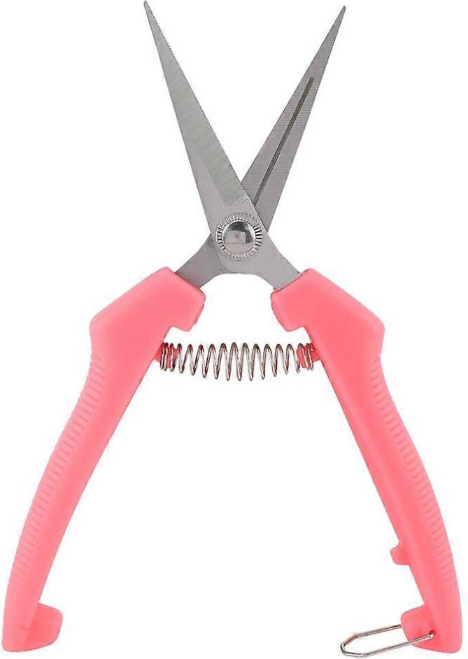 Pink Fruit Picking Scissors 7 Inch