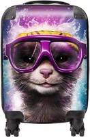 Warren Reed Ferret Purple Suitcase Small