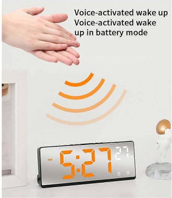 Spactz Multifunctional Electronic Clock Alarm Clock