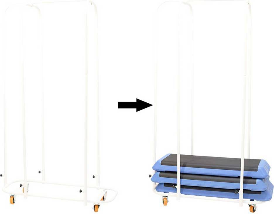 Softee Rack For Step Boards 40 x 110 x 184 cm