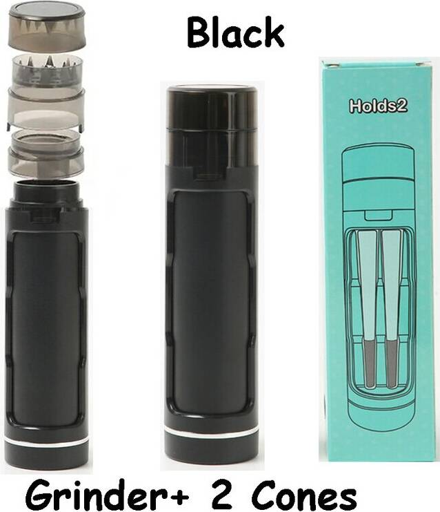 Aihontai Rotatable Cigarette Case With Colorful LED Light