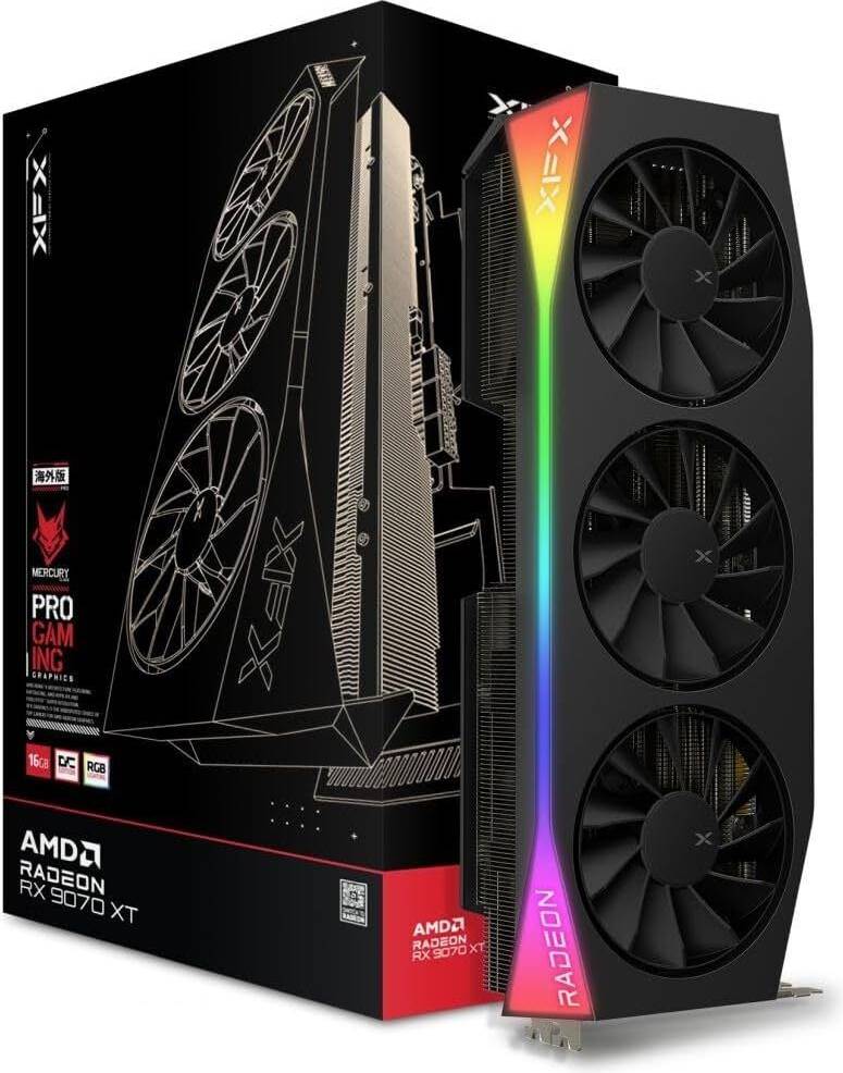 Mercury AMD Radeon RX 9070XT OC Gaming Edition 16GB
