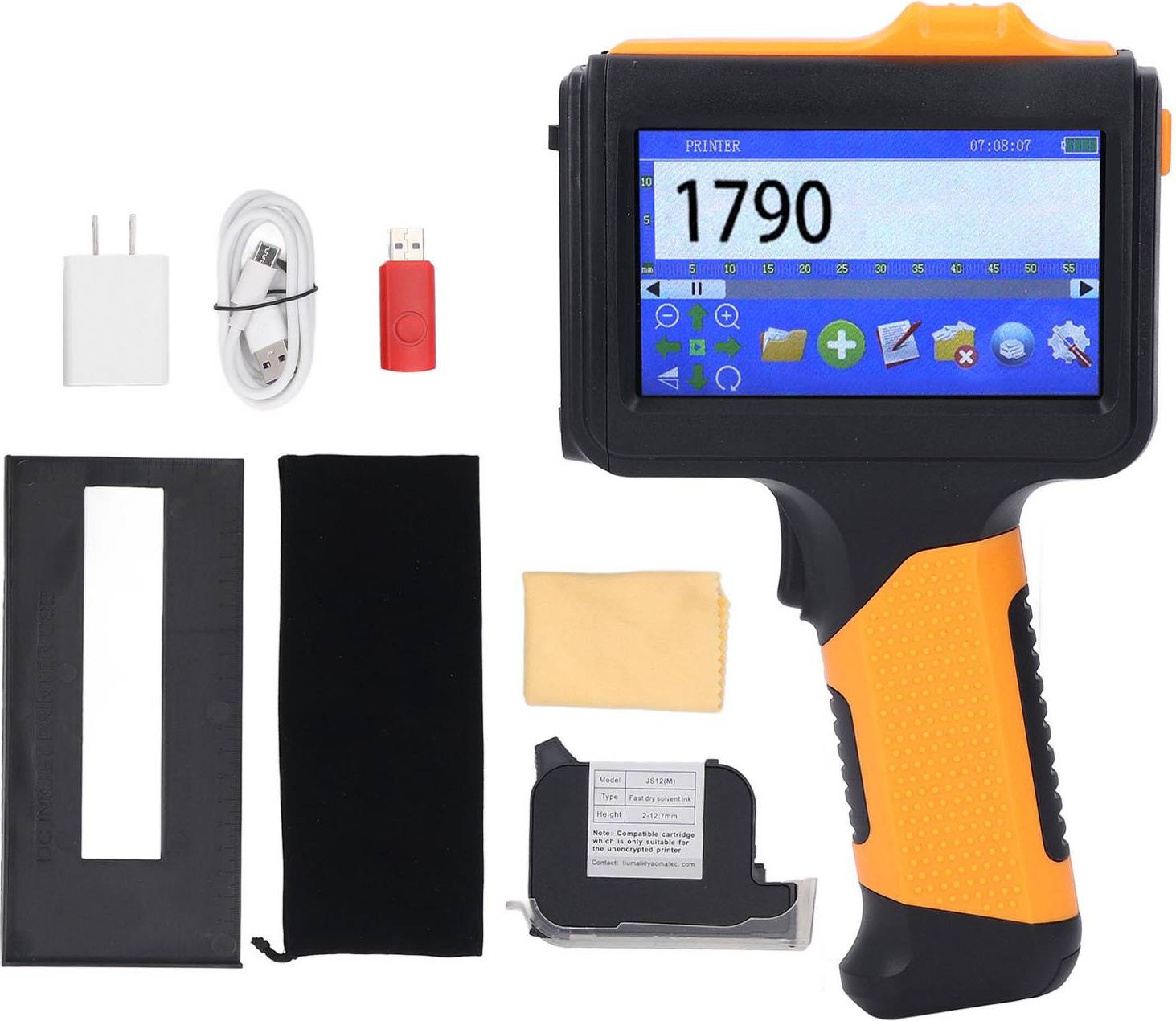 Inkjet printer Handheld Inkjet Printer 12.7mm Bluetooth Multi Language