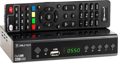 Cabletech H.265 DVB-T2 DVB Digital Tuner Television Decoder