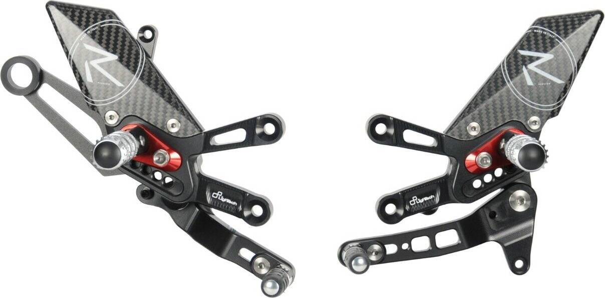 LighTech Rearset Adjustable R Version Aprilia RSV4 1100 Factory - 2021-2023
