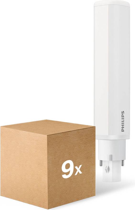 Philips Multipack 9x CorePro LED PLC 8.9W 830 2P G24d-3