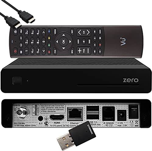 VU+ Ricevitore Satellitare Plus Zero Linux Full HD Nero