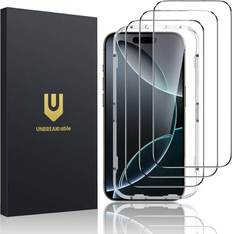 Unbreakcable iPhone 16 Pro Max Screen Protector 3-pack