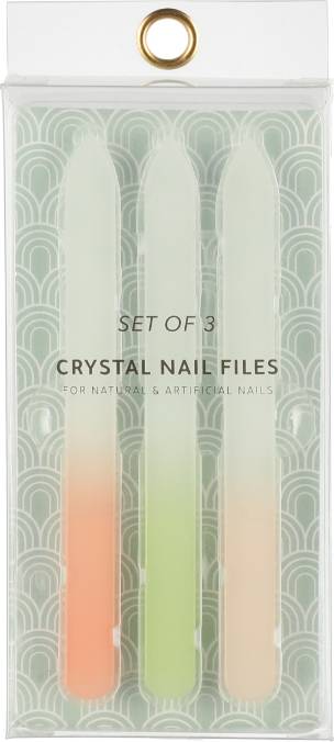 Mineas Nail File Set 3 Pcs - Multicolored