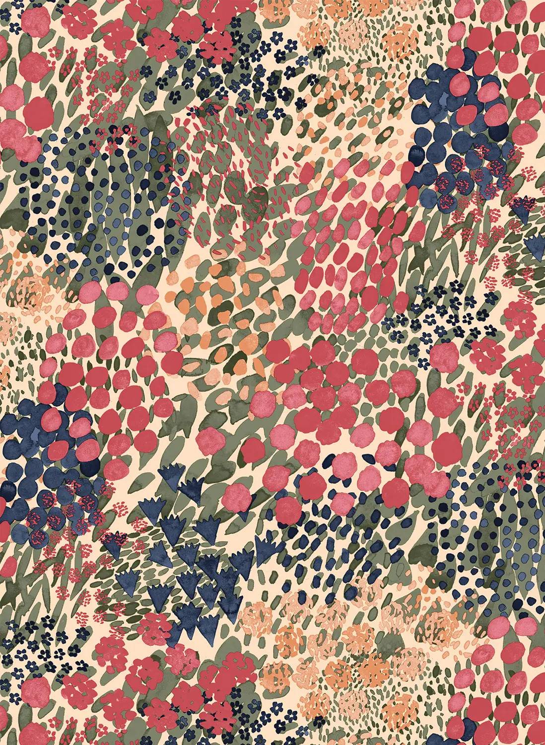 Marimekko Tapete Kukkameri 25937 Multicolour
