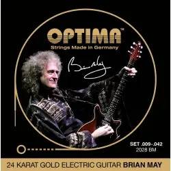 Strängar Elgitarr Gold Strings Rundlindade Set 2028BM