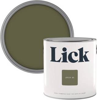 Lick Green Rome House Paint 2.5L