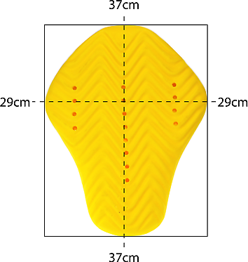 Viper Soft Ce Level 2 Back Protector - Motorcycle Spine Armour Jacket Insert