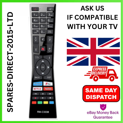 JVC Rm-C3338 TV Remote Control for