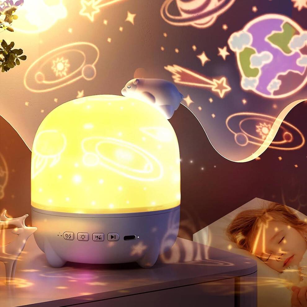 For Kids 14 Films 360 Rotation Night Light