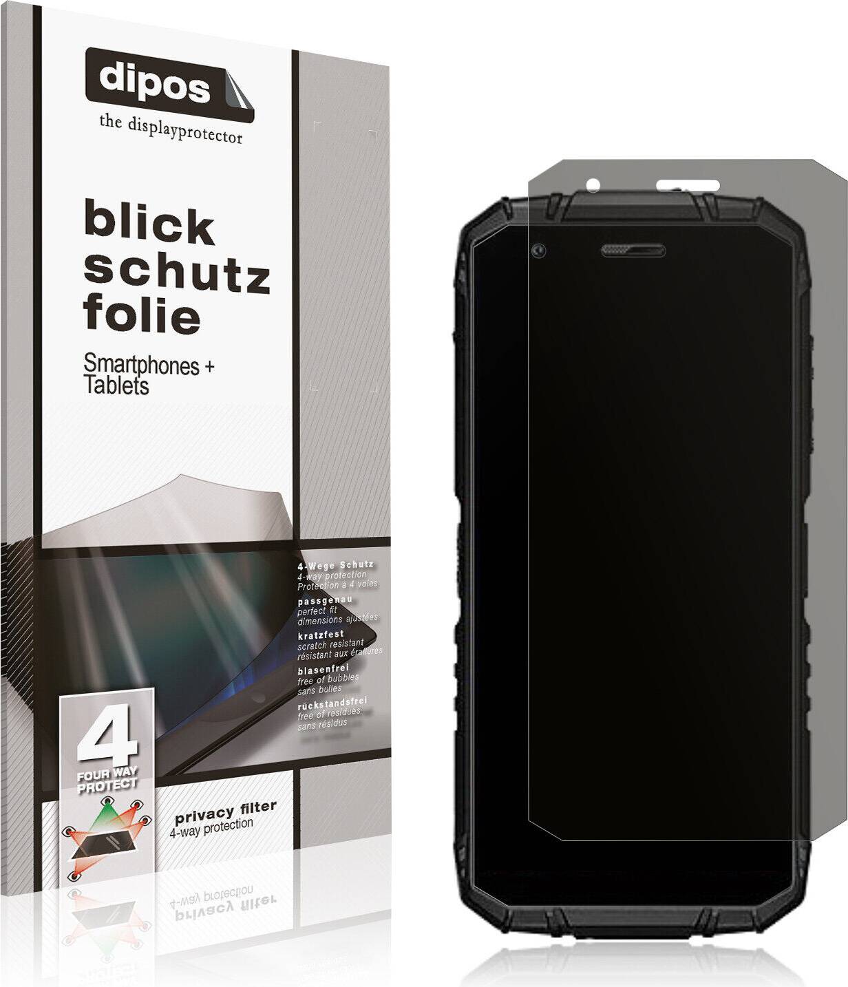 Dipos Screen Protector for Doogee S41 Max Privacy Filter