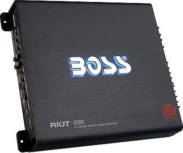 4 channel car amplifier Boss Audio Systems R3004 4 Channel Car Amplifier 1200 Watts