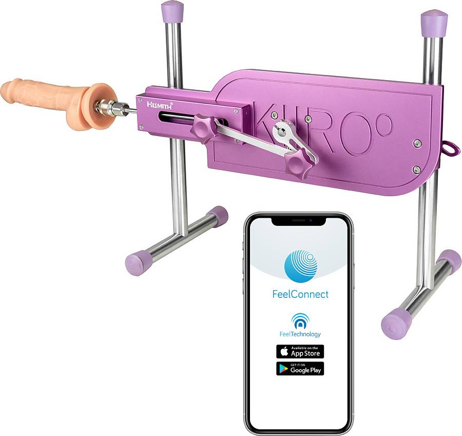 Sex machine Sexleksaker Kiiroo PleasureDrive Interactive Sex Machine Rosa