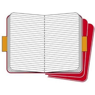 Moleskine Cahier Notesbog | Pkt. | Linj. | Rød