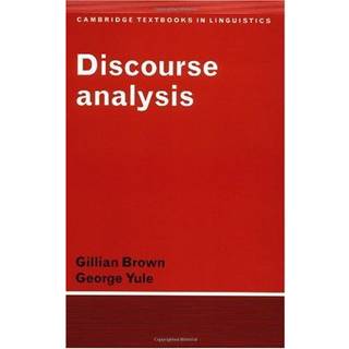Discourse Analysis