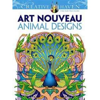 Creative Haven Art Nouveau Animal Designs Coloring Book