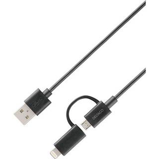 DELTACO USB-synk-/opladerkabel til iPod, iPhone, iPad og andre enheder