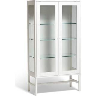 Mavis Falsterbo Cabinet Glass Shelves 150 Cm White Lacquer - Skabe & Vitrineskabe Birk Hvid - 1E97315