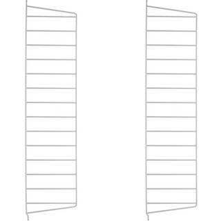 String Gavle 20x75 Cm 2-pak e - Gavle & Beslag Sort - SW7520-13-2