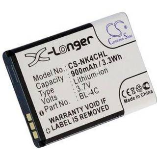 Batteri til bl.a. Nokia mobiltelefon - BL-4C - 3,7V 900mAh
