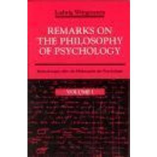 Remarks on the Philosophy of Psychology
