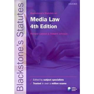 Blackstone's Statutes on Media Law