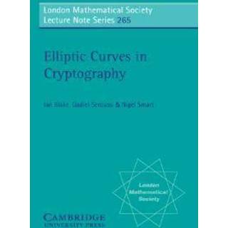 Elliptic Curves in Cryptography