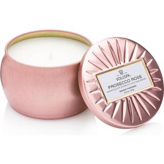 Voluspa Metallic Duftlys Makassar Ebony & Peach 25 Tim - Duftlys Voks - V6822
