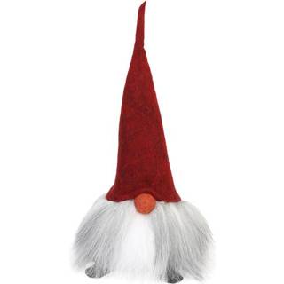 Åsas Tomtebod Valter Gnome 35 Cm Grey - Nisser & Julefigurer Uld Grå - 1016-38