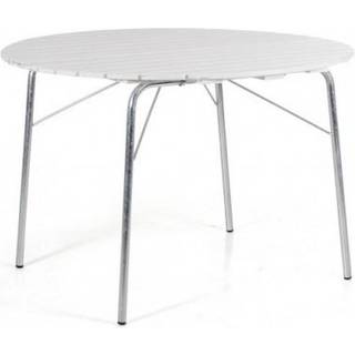 Brafab, "56:an" Spisebord 110 cm Galvaniseret/Teak Brafab